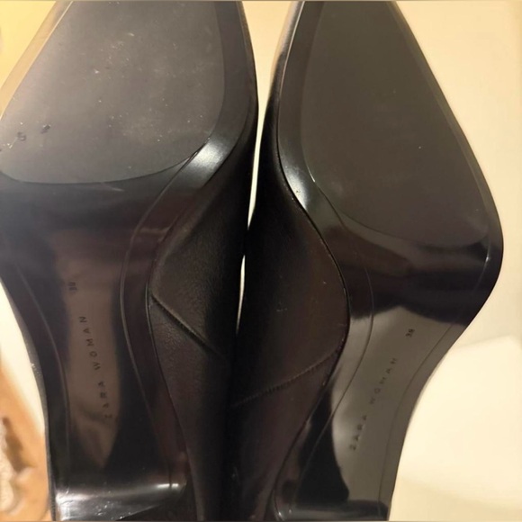 Zara Black Studded Ankle Booties - Picture 5 of 8